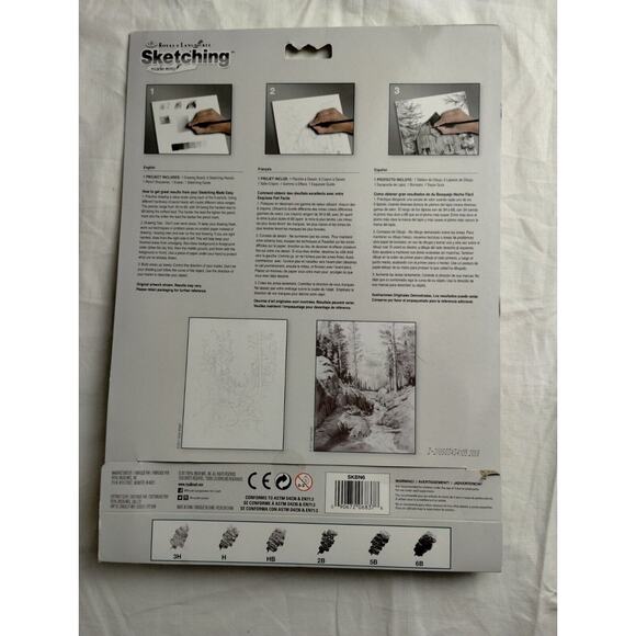 Royal & Langnickel - Sketching Made Easy 10Pc Kit Learn to Draw - Shadow Lake - Picture 2 of 2